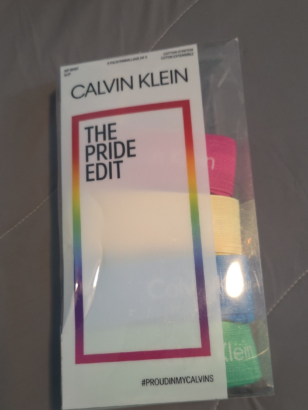 Calvin Klein Pride Edit Multicolor Hip Briefs Pack